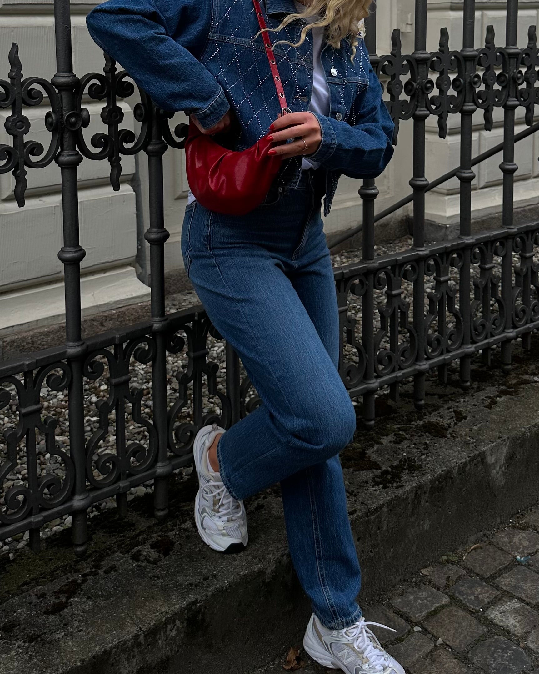 VMTESSA Mom Jeans - Medium Blue Denim